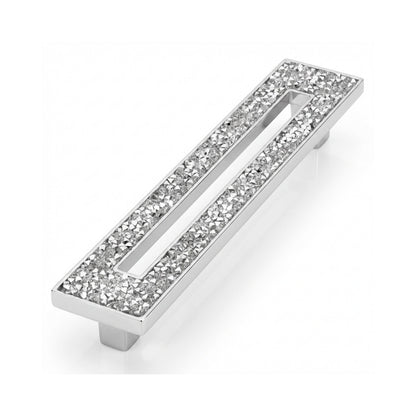 Carraway Cabinet Pull 4.78″ Polished Chrome Crystal Decorative Handle