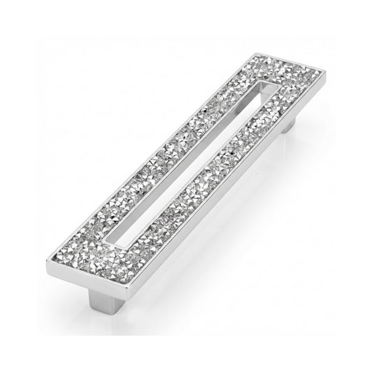 Carraway Cabinet Pull 6.04″ Polished Chrome Crystal Decorative Handle
