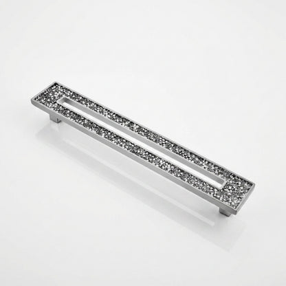 Carraway Cabinet Pull 7.28″ Polished Chrome Crystal Decorative Handle