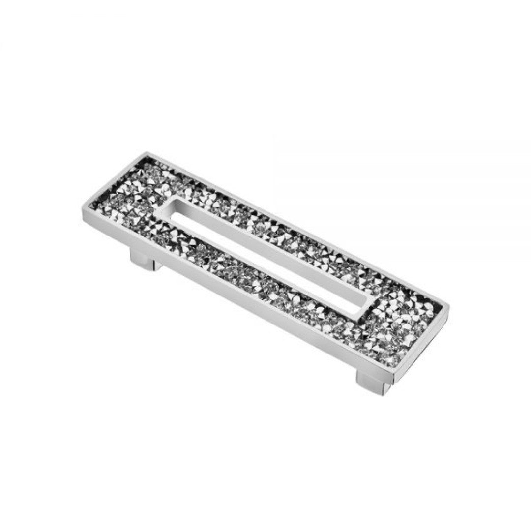 Carraway Cabinet Pull Polished Chrome Crystal Decorative Handle