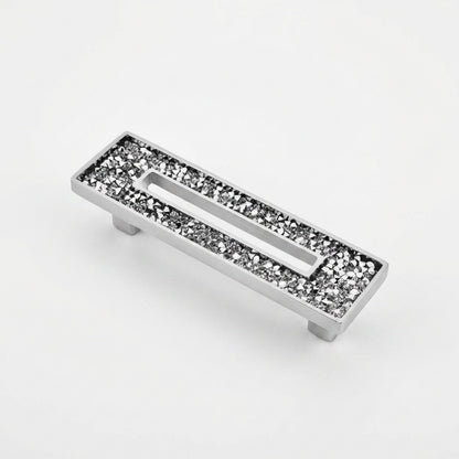 Carraway Cabinet Pull Polished Chrome Crystal Decorative Handle