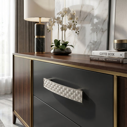 Gabrielle Cabinet Pull 4.53″ Satin Nickel Decorative Handle