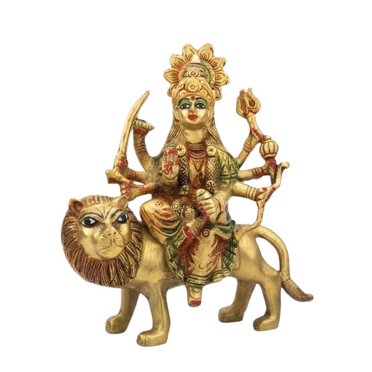 Durga Maa | Handcrafted Durga Maa Brass Statue for Home Décor & Pooja