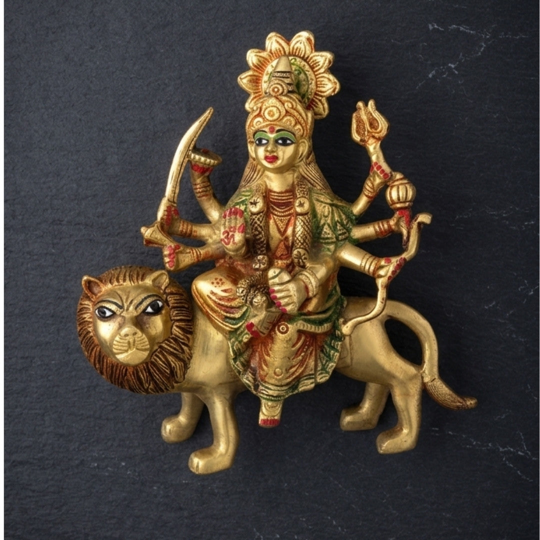 Durga Maa | Handcrafted Durga Maa Brass Statue for Home Décor & Pooja