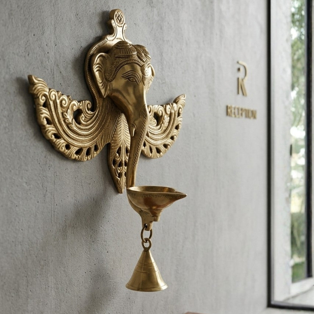Brass NajarBatu 4″ Handcrafted Decorative Protective Showpiece