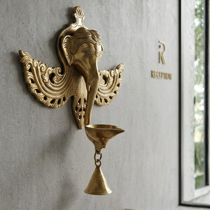 Brass NajarBatu 4″ Handcrafted Decorative Protective Showpiece