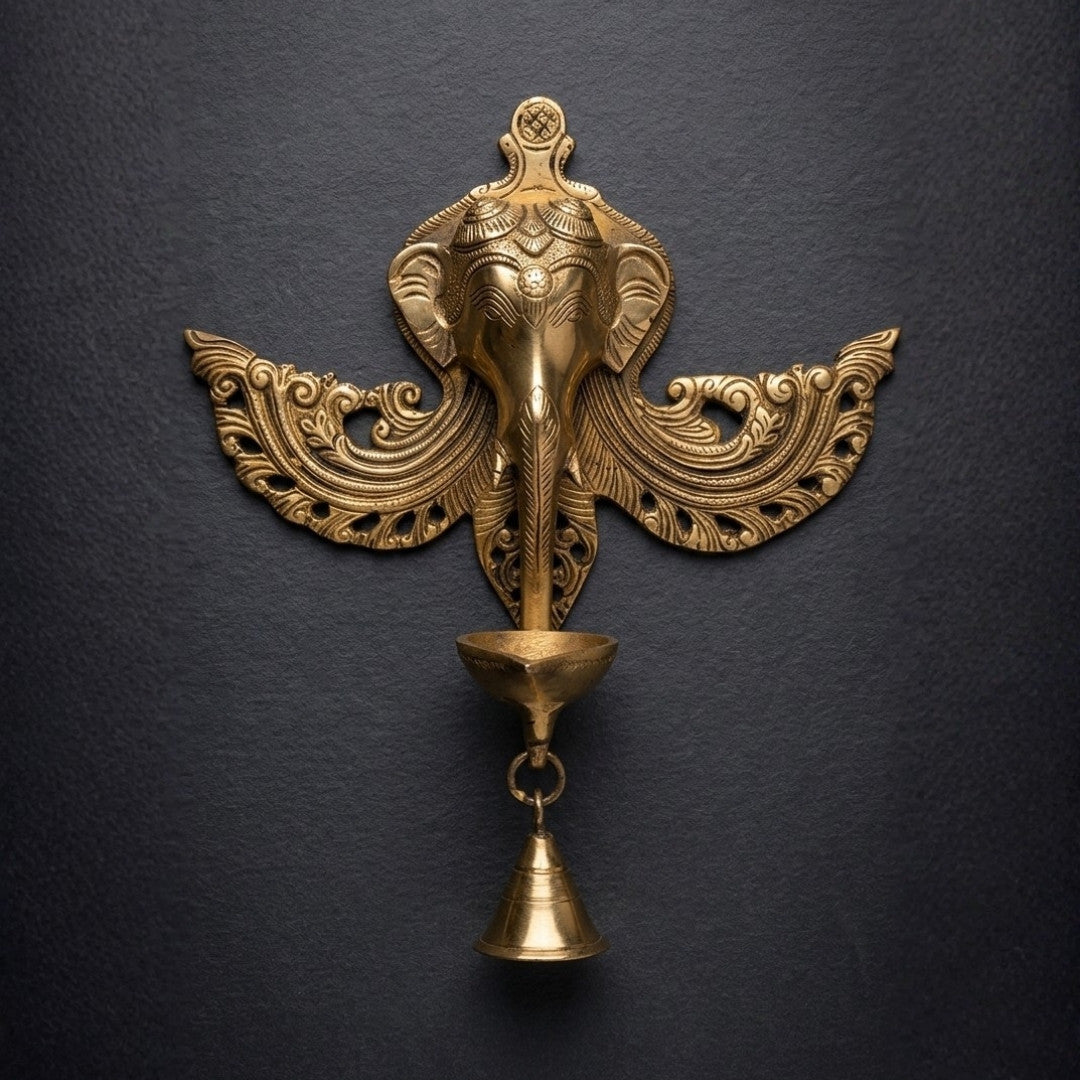 Brass NajarBatu 4″ Handcrafted Decorative Protective Showpiece