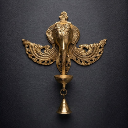 Brass NajarBatu 4″ Handcrafted Decorative Protective Showpiece