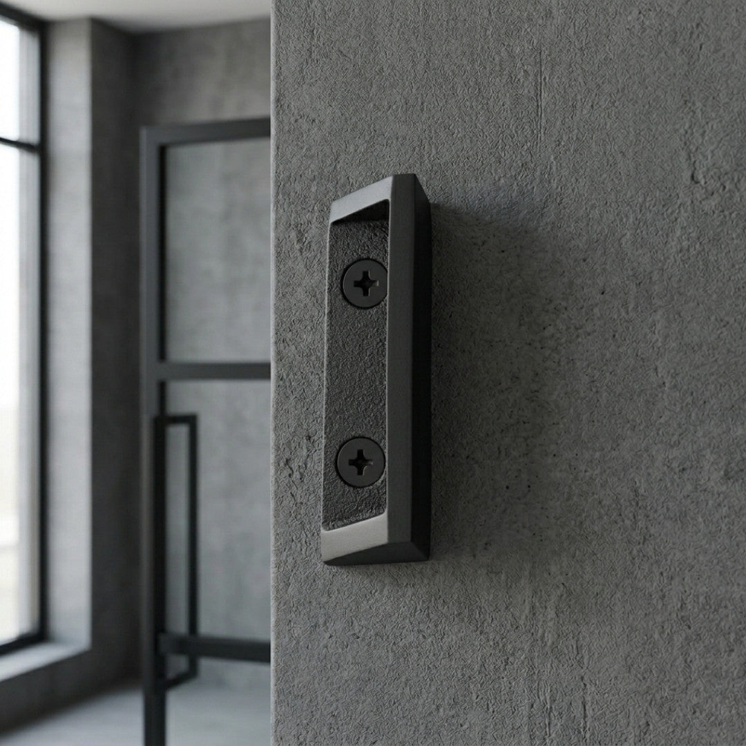 Solid Bronze Edge Gate Stop Black Door & Gate Stopper