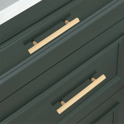 Straight knurling handle