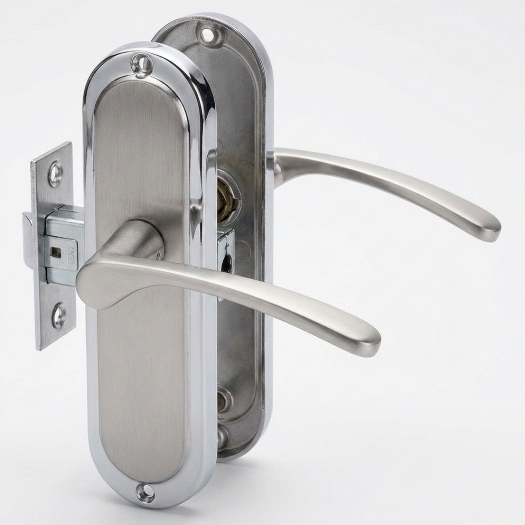 Toulouse Door Lever Handle Collection Latch Lock & Bathroom Set