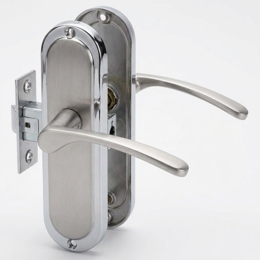 Toulouse Door Lever Handle Collection Latch Lock & Bathroom Set