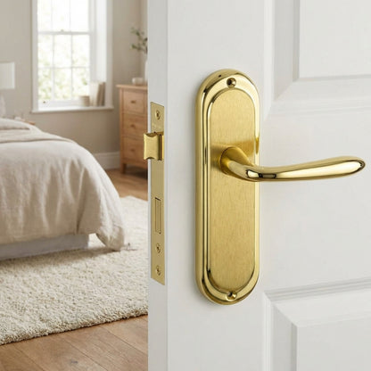 Versailles Door Lever Handle Set with Latch Hinges & Tubular Lock