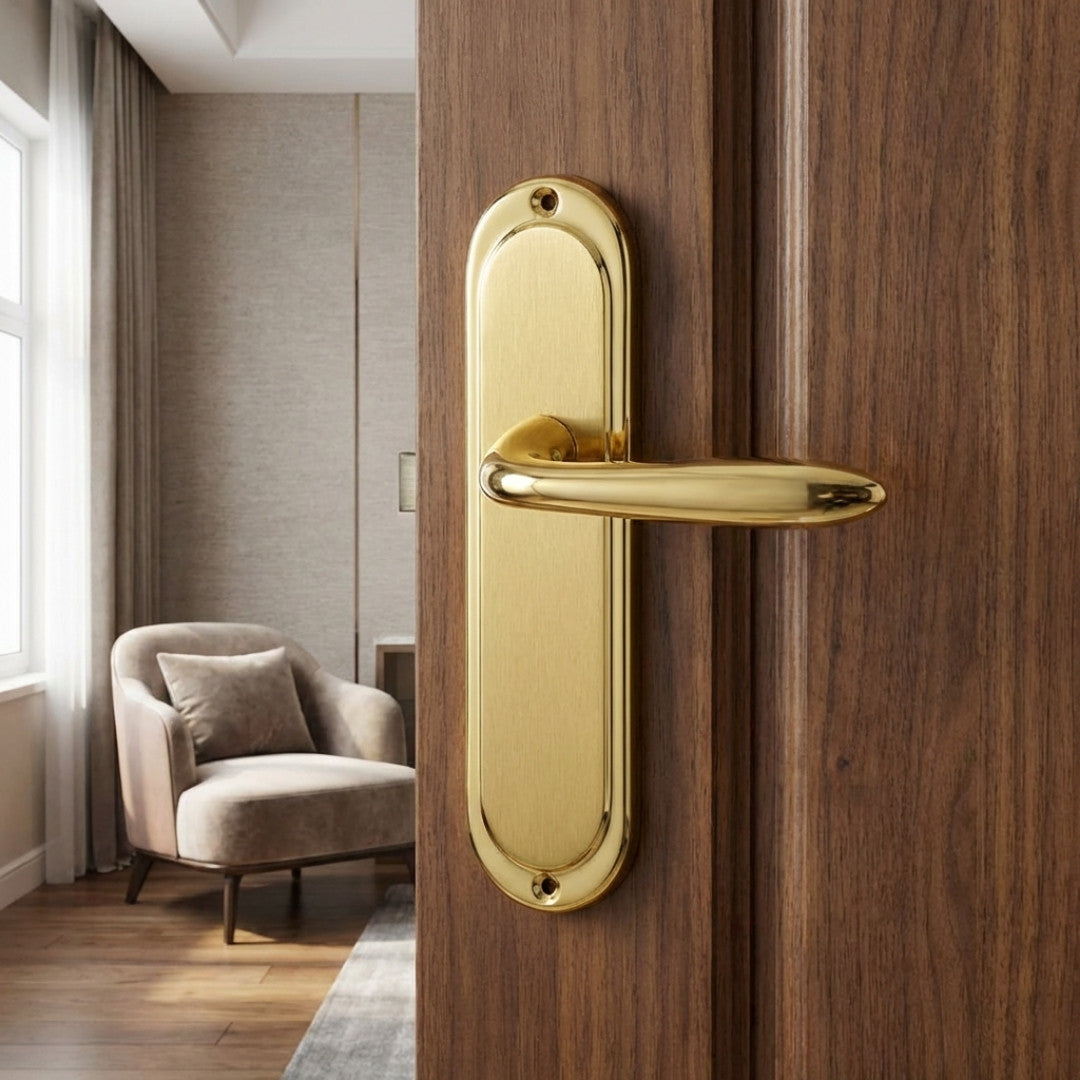 Versailles Door Lever Handle Set with Latch Hinges & Tubular Lock