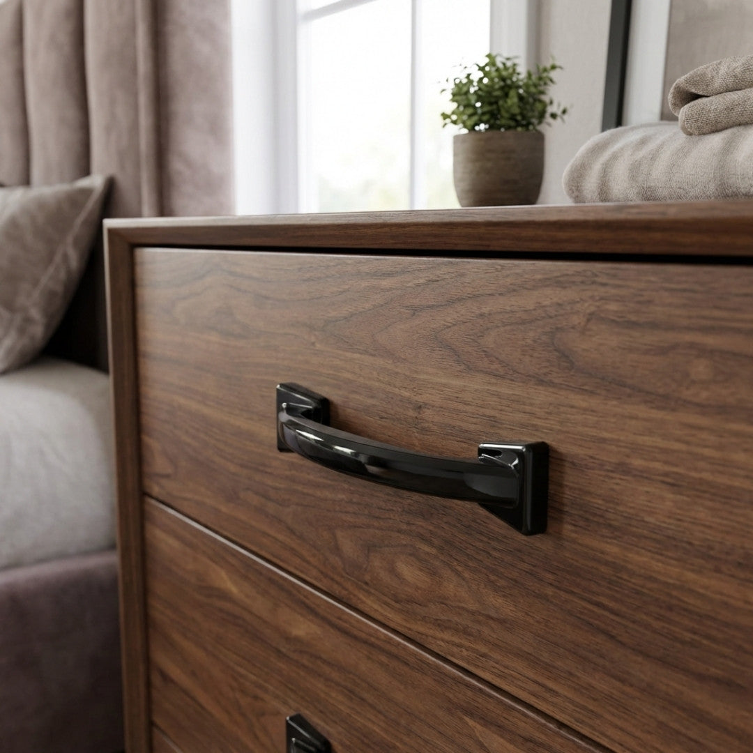 Bixby Cabinet Pull Black Nickel 6.43″ Decorative Handle