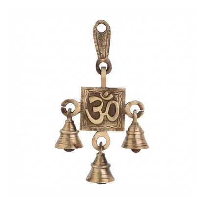 Brass Om Decorative Idol 4″ Handcrafted Spiritual Showpiece