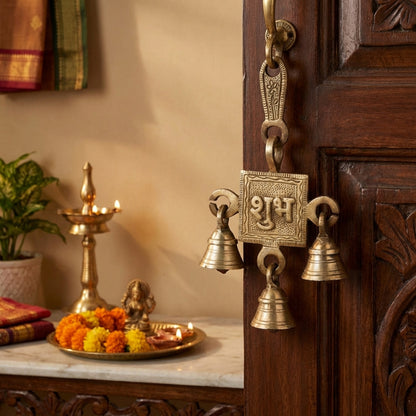 Brass Shubh Decorative Idol 4″ Handcrafted Auspicious Showpiece
