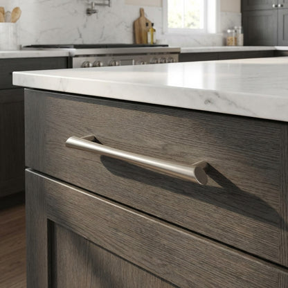 Corba Cabinet Pull 6.54″ Satin Nickel Modern Handle