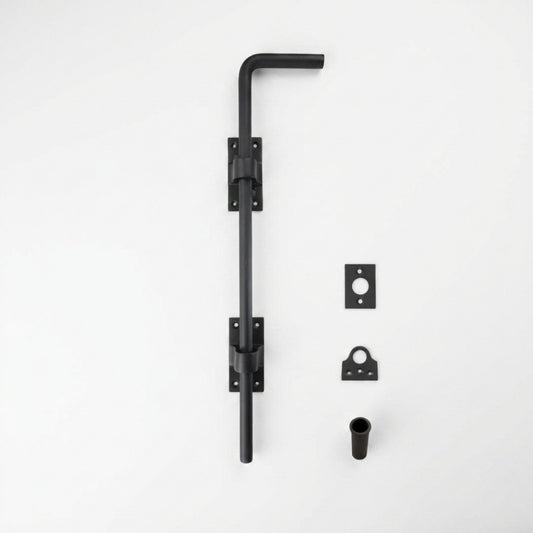Solid Bronze Lockable Gate Cane Bolt 20″ Oil-Rubbed Bronze Heavy Duty Bolt