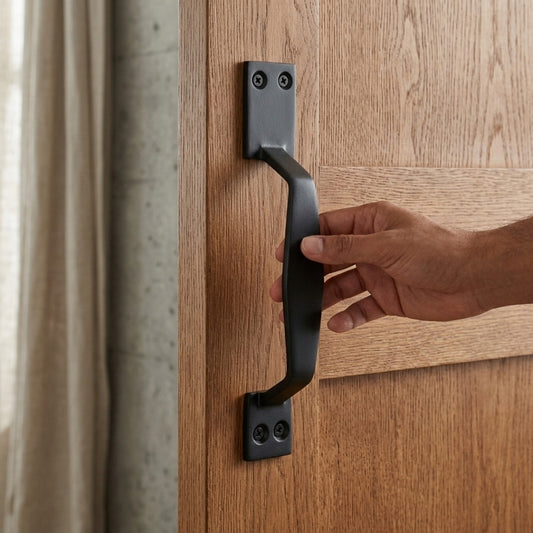 Solid Bronze Rectangular Pull Handle Oil-Rubbed Bronze Door & Gate Handle