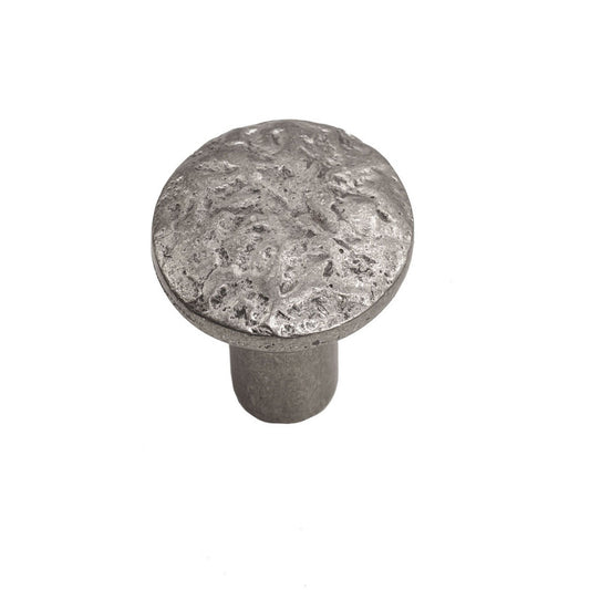 Bronze Textured Round Knob 1-1/2″ Platinum Cabinet Knob