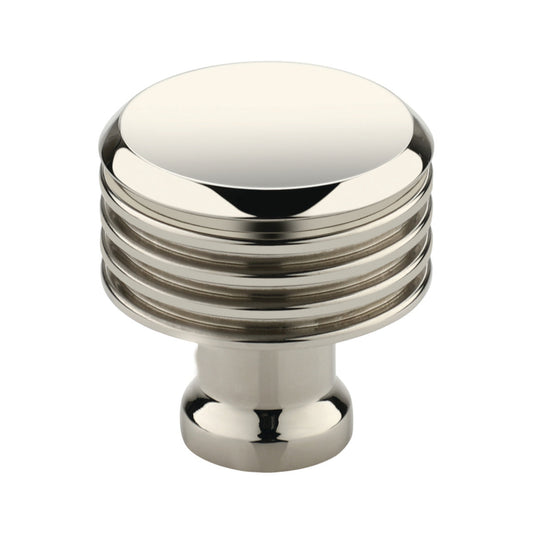 Geneva Cabinet Knob Polished Nickel Large