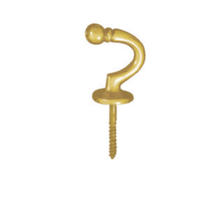 Back Hook 1 1/2" Pb (Polished Brass)