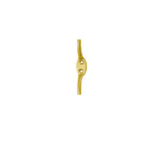 Hook 3" Pb (Polished Brass)