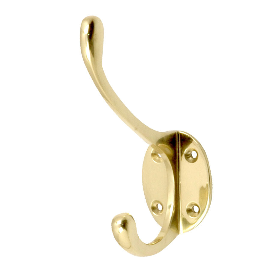 Hook 5" Pb (Polished Brass)