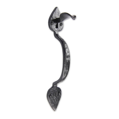 Cast Iron Heart Gate Kit   Drop Bar, Thumb Latch, Hinges, & Gate Stop