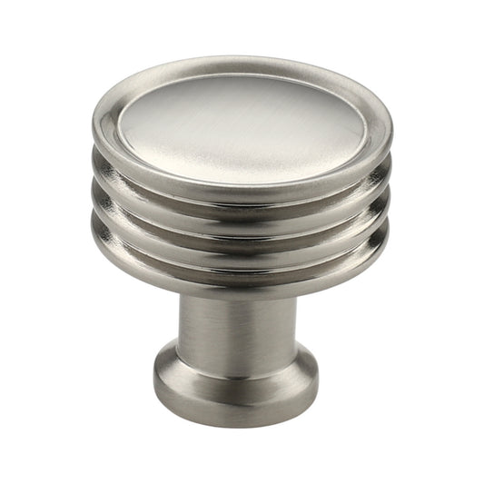Leeds Cabinet Knob Satin Nickel Small