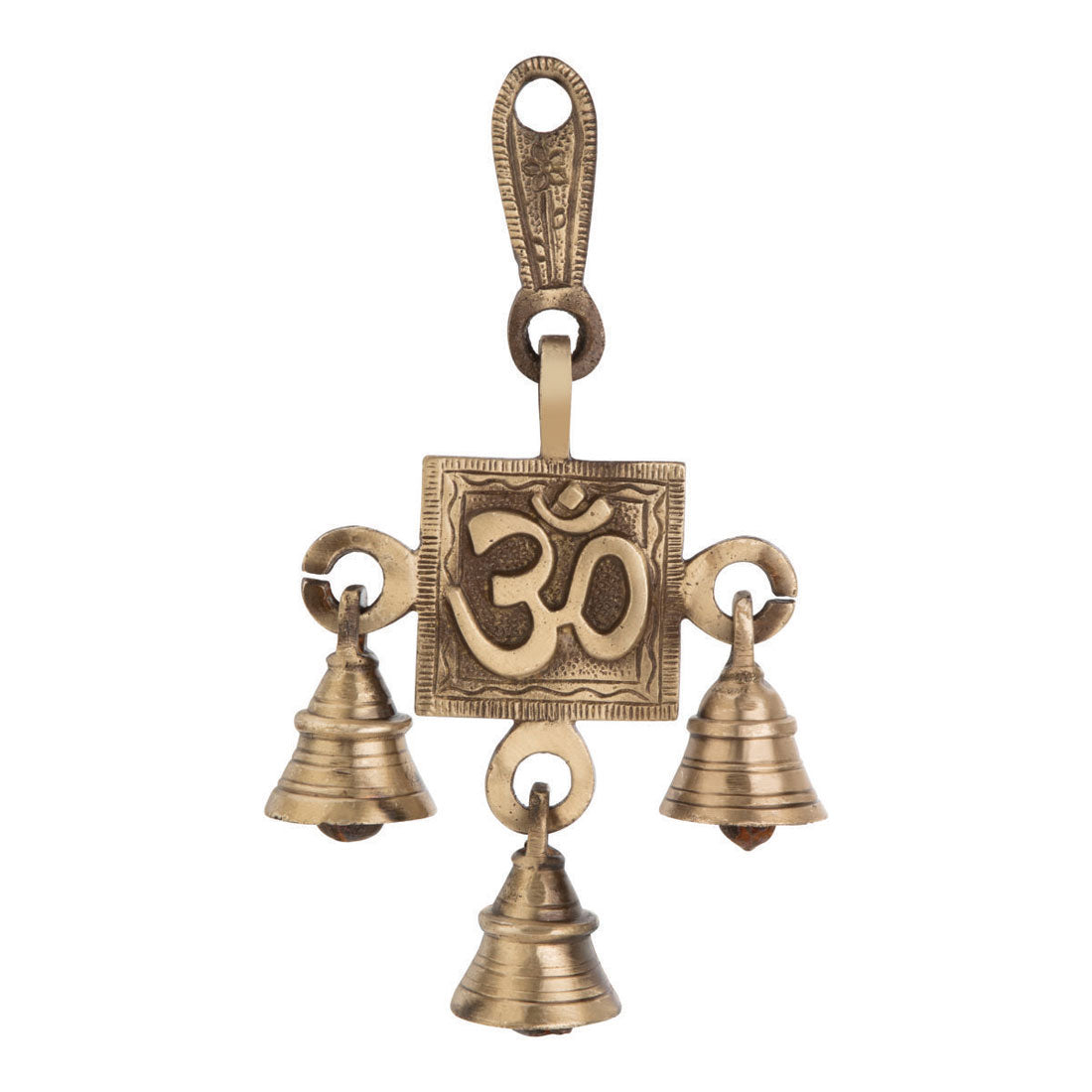 Brass Om Decorative Idol 4″ Handcrafted Spiritual Showpiece