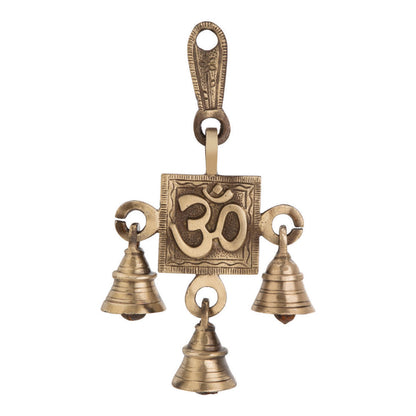 Brass Om Decorative Idol 4″ Handcrafted Spiritual Showpiece