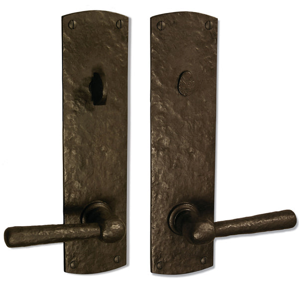 Solid Bronze Textured 11" Door Set   Passage Or Privacy