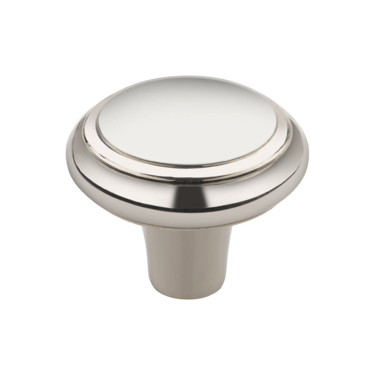 Step Knob Polished Nickel Large