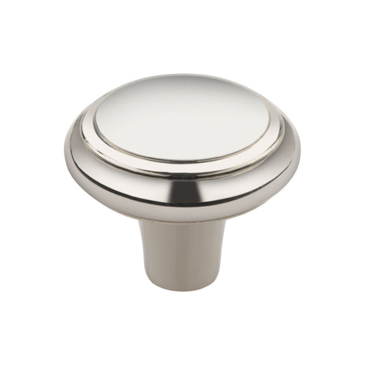 Step Knob Polished Nickel Large