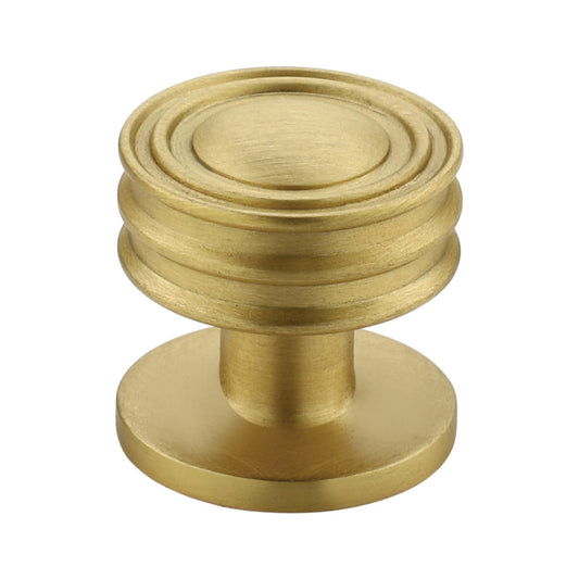 Tuscon Cabinet Knob Satin Brass Small