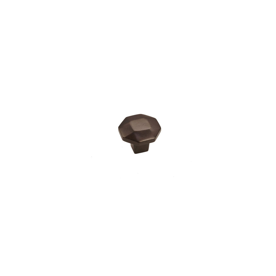 Bronze Octagon Knob 1″ Espresso Cabinet Knob – Natural Collection