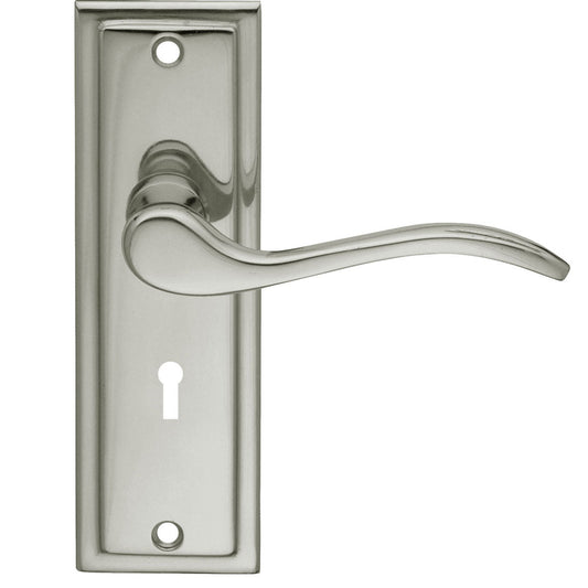 Paris   Paris Satin Nickel Lock