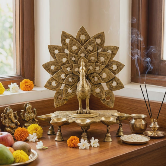 DLUXDEKOR-Brass Deepak Stand 6″ Handcrafted Decorative Diya Holder.mp4
