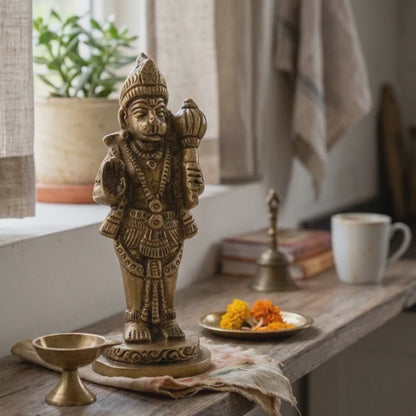 DLUXDEKOR-Lord Hanuman Ji Brass Idol Decorative.mp4