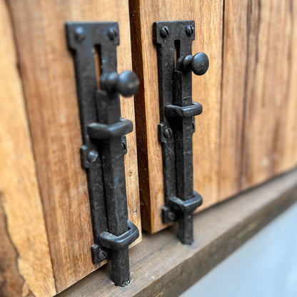 Solid Bronze Textured Shutter Slide Bolt
