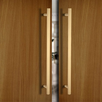 Straight knurling handle