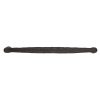Top Side Solid Bronze Textured 11-1/2" CC Bar Style Cabinet Pull